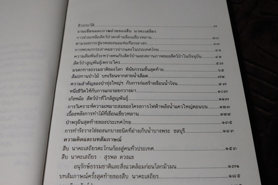 ตะโกนก้องจากพงไพร รวมผลงานเเละความคิดของ สืบ นาคะเสถียร โดย มูลนิธิสืบนาคะเสถียร