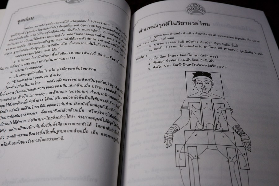 ศิลปะเเห่งมวยไทย( muay thai )โดย นายขยะ หนา 149 หน้า ปี 2537