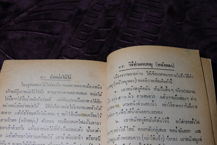 ตำราทำกับข้าวเมืองเหนือ โดย เเม่บุญรอด(เล่มเล็ก)