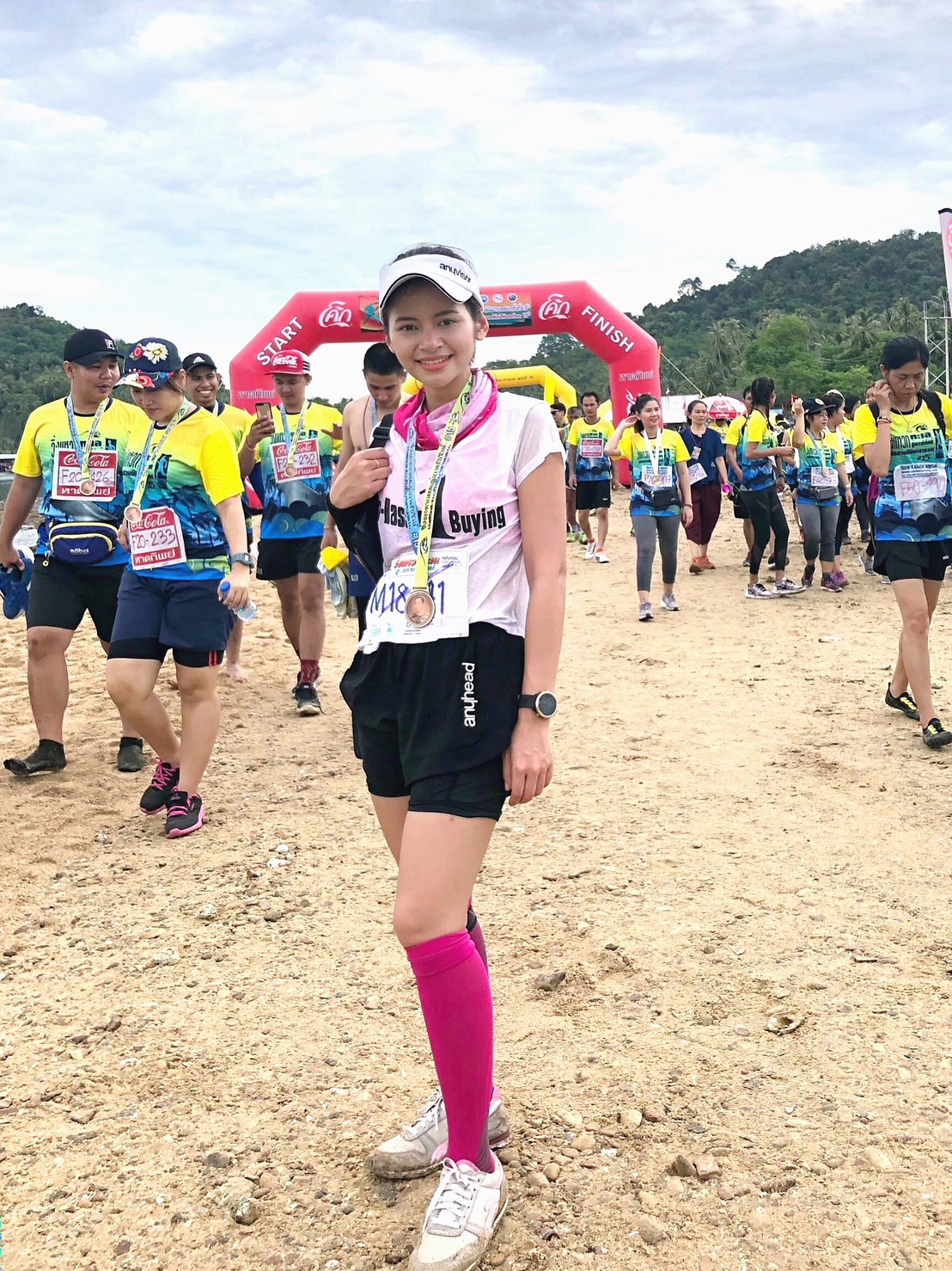 กางเกงกีฬา 2 ชั้น 2in1 - รุ่นสั้น 3 นิ้ว (SHORT) สีดำ (Black)