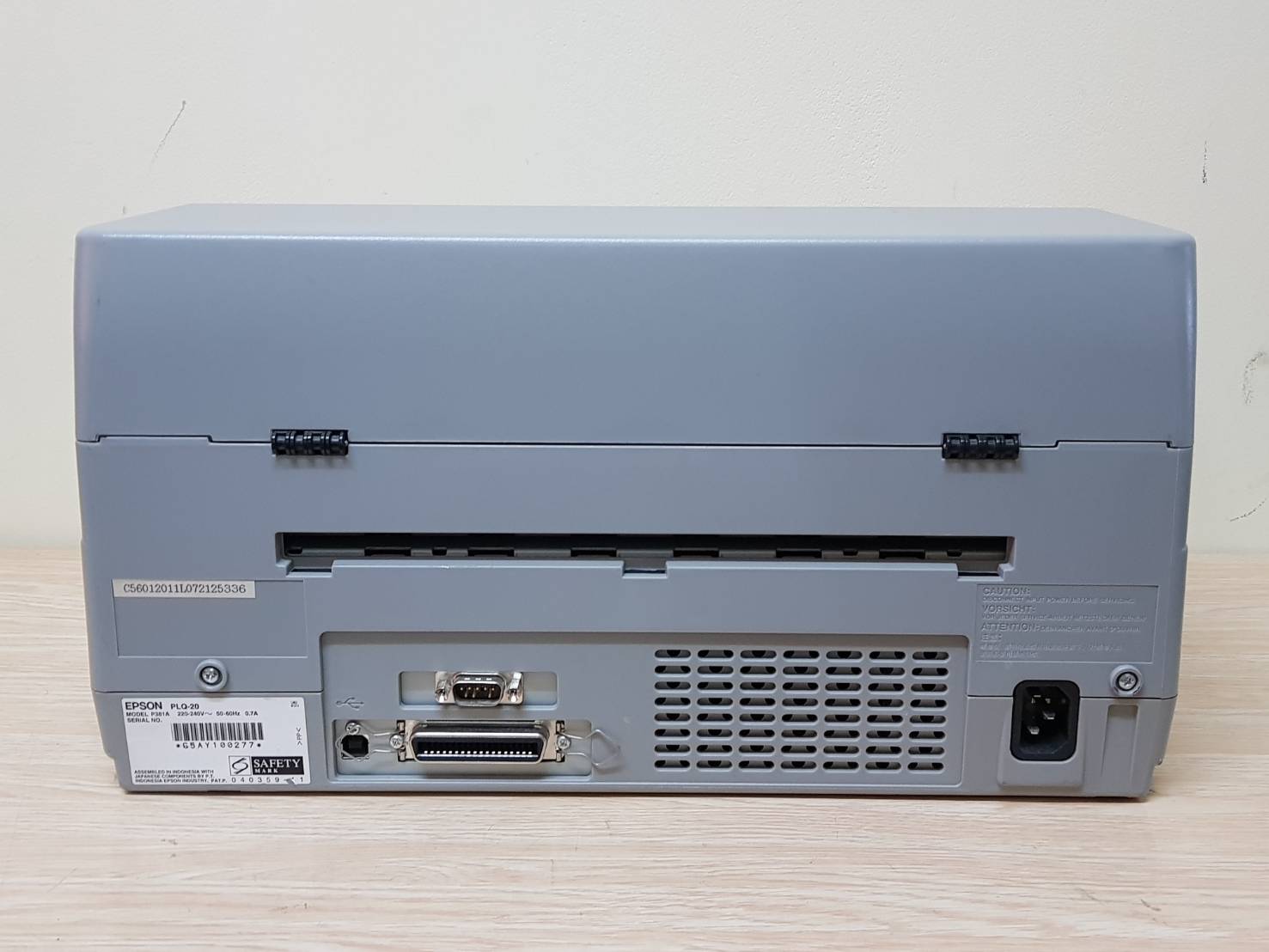 เครื่องพิมพ์สมุด Passbook printer EPSON PLQ-20 มือสอง