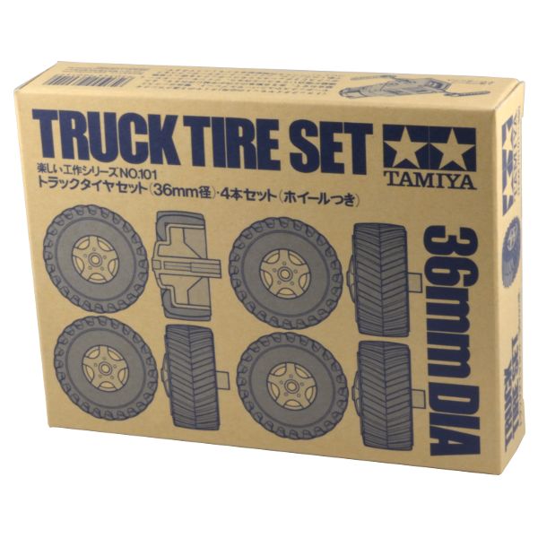 Truck Tire Set (36mm Dia).