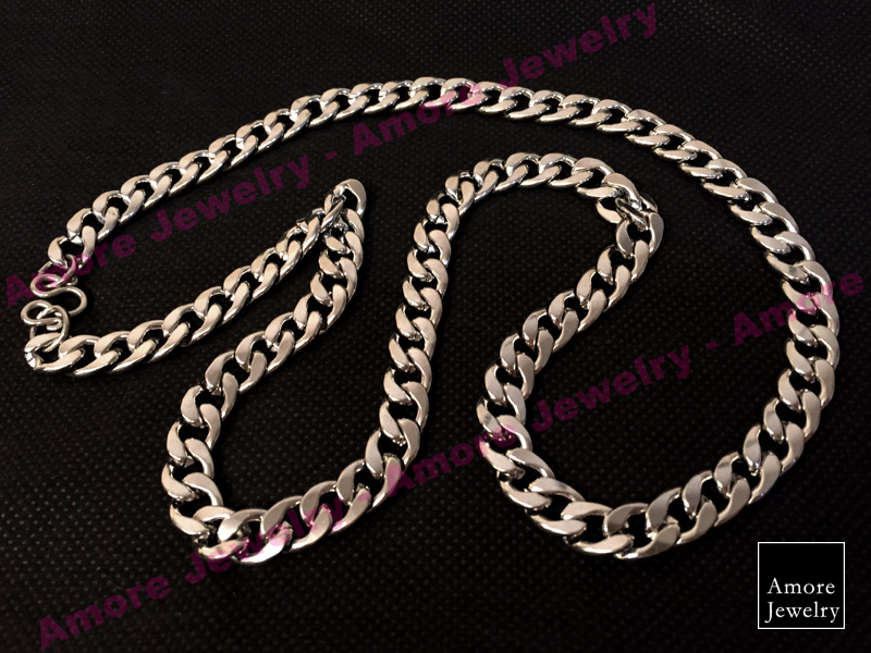 NK Flat Chain Necklace - สร้อยคอโซ่แบน NK 2.5mm