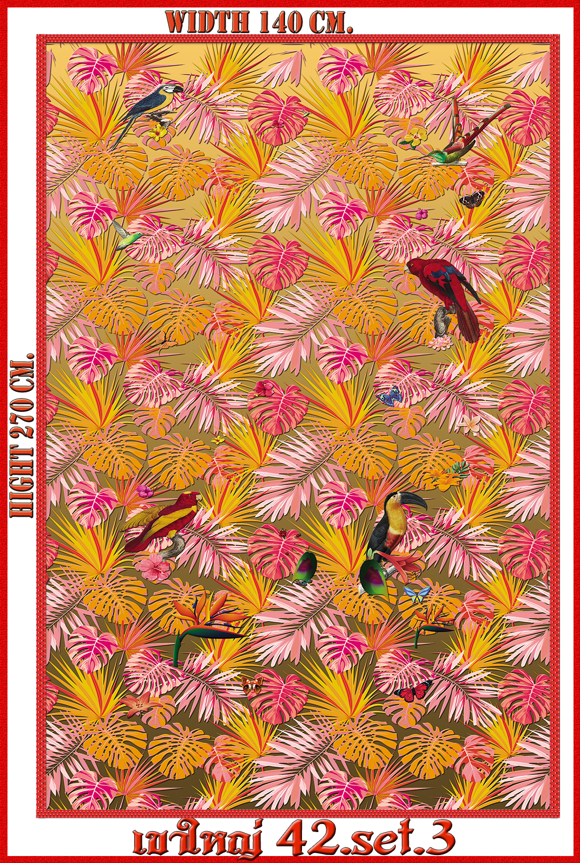 วอลเปเปอร์รูปภาพติดผนังสั่งทำ เขาใหญ่ 42(ลายเล็ก) มีภาพให้เลือกกว่า 50,000 ภาพ ออกแบบกราฟฟิค หรือ รูปภาพตามที่ท่านกำหนด ในสไตล์ท่านเอง "custom made"