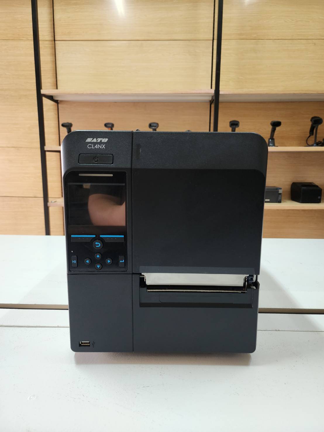 เครื่องพิมพ์บาร์โค้ด sato cl4nx มือสอง
