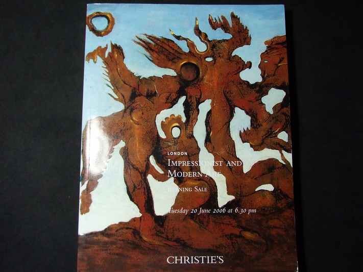 London Impressionist and Modern Art โดย CHRISTIE'S หนา 200 หน้า พิมพ์ปี 2006