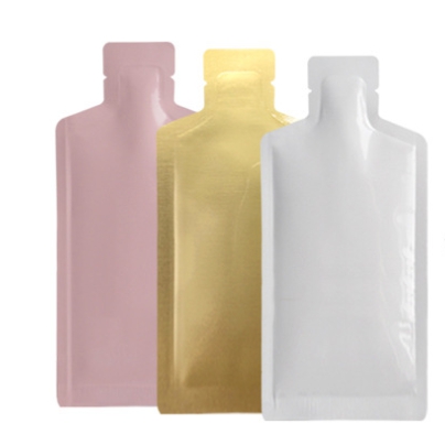 ถุงแบนฟอยล์รูปขวด ซีล 3 ด้าน (เมทัลไลท์)