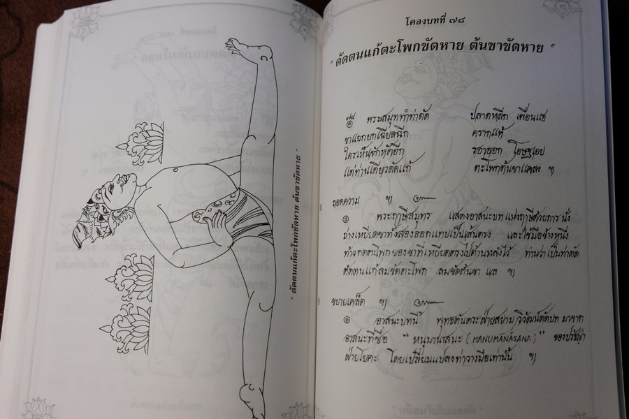 80 ท่าบท ฤาษีดัดตน วัดโพธิ์ โดย นายขยะ หนา 197 หน้า ปี 2537