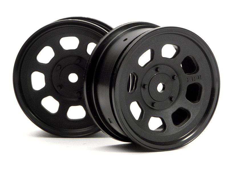 Stock Car Wheel 26mm Black (1mm Offset).