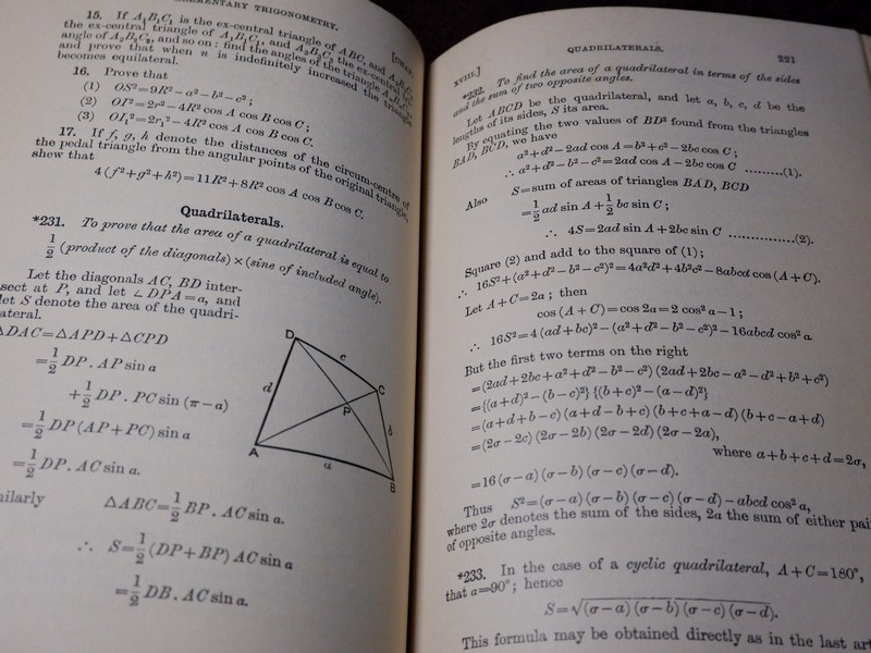 Elementary Trigonometry by HALL & KNIGHT ปกแข็ง ปี 1959