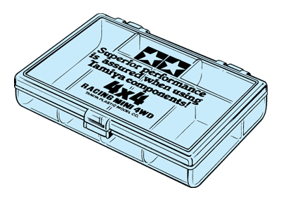 Mini 4WD Parts Case.