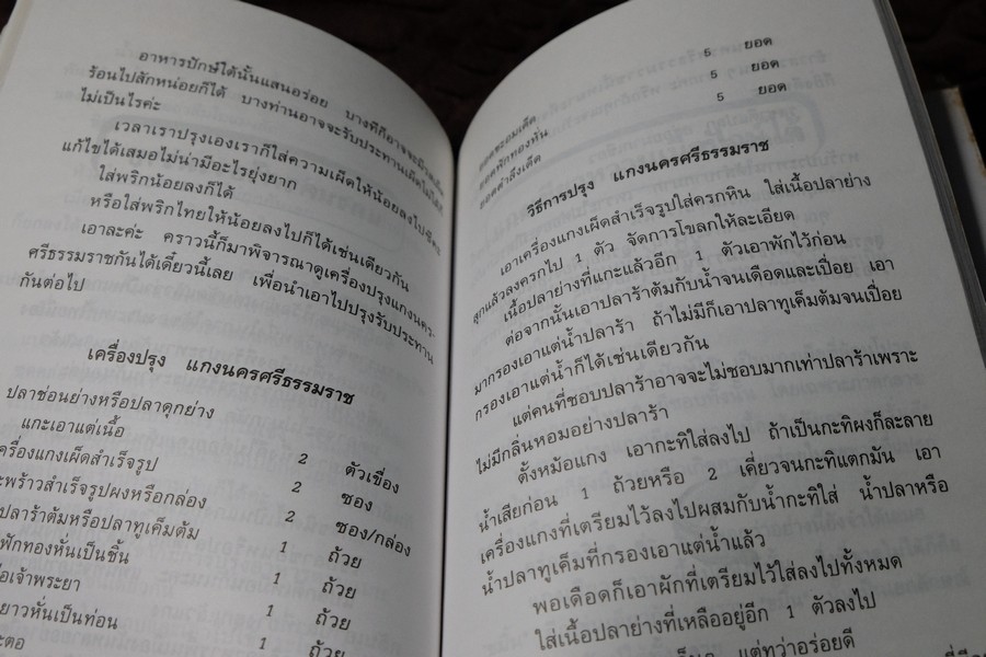 อาหารเครื่องเเกง โดย อ.ยุวดี จอมพิทักษ์ (เล่มเล็ก)