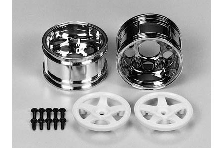 5-Spoke 2-piece Wheels Wide (1 Pair)