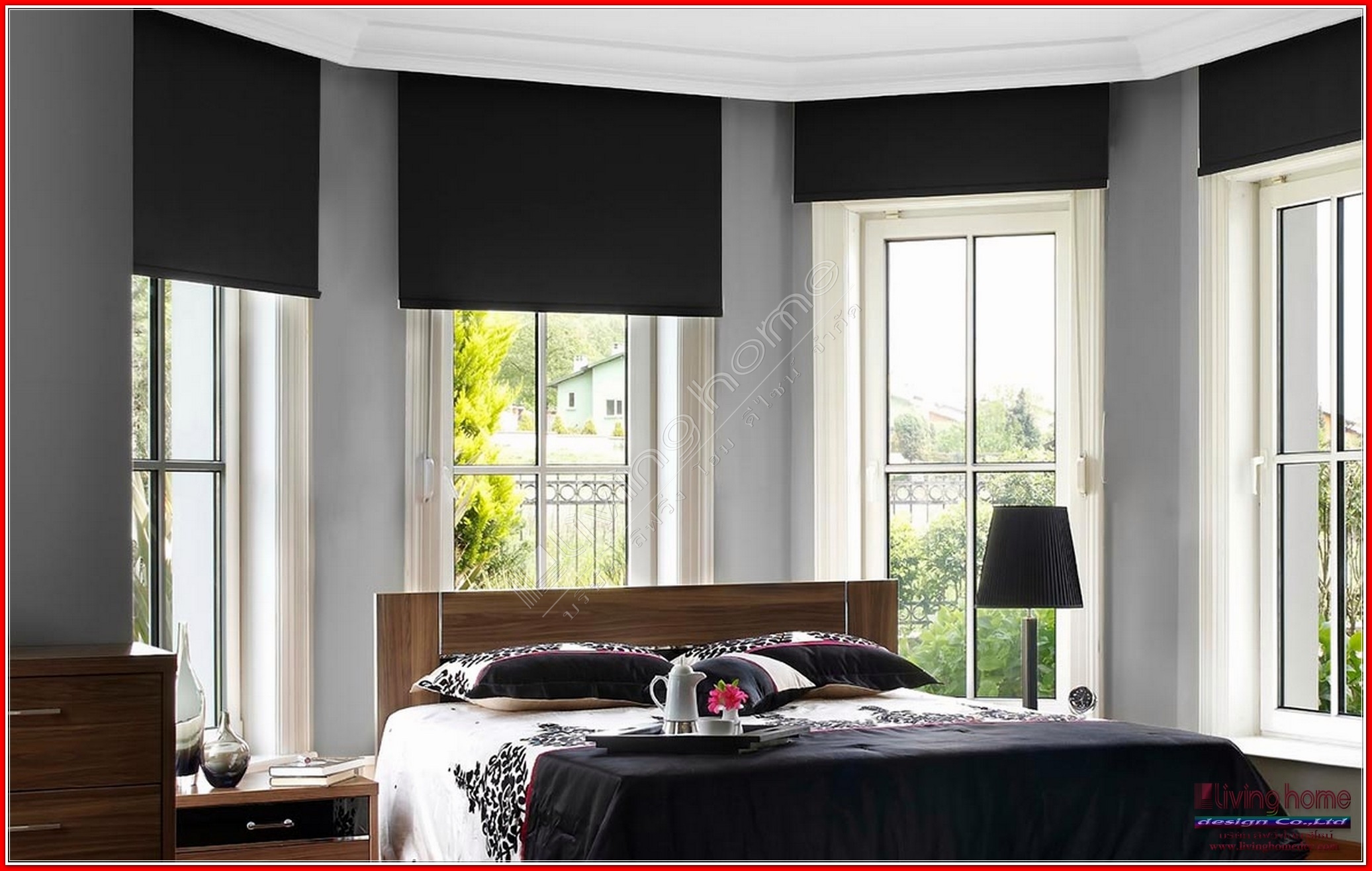 ม่านม้วน ทึบแสง "BLACK OUT ROLLER BLINDS" ผ้าม่าน ม่าน มู่ลี่ มู่ลี่ไม้ ม่านม้วน วอลเปเปอร์ รับติดตั้ง ออกแบบ ราคาถูก ทุกประเภท ทุกรูปแบบ