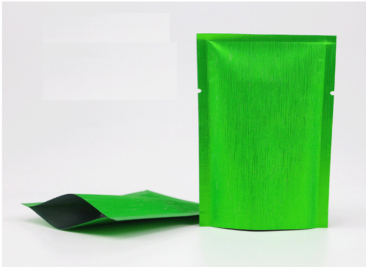 ถุงแบนฟอยล์นูนสี ซีล 3 ด้าน (เมทัลไลท์)