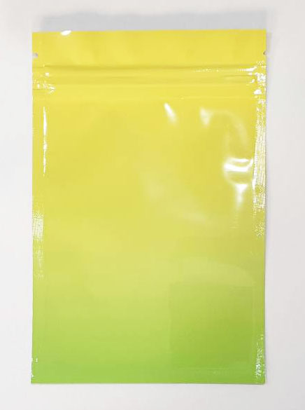 ถุงซิปล็อคตั้งไม่ได้ (ก้นแบน) - ฟอยล์สี (เมทัลไลท์)