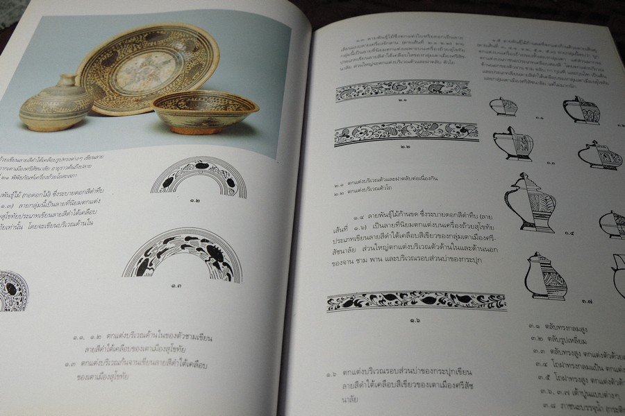 เครื่องถ้วยสุโขทัย พัฒนาการของเครื่องถ้วยไทย โดย ปริวรรต ธรรมปรีชากร (พรีออเดอร์-สอบถาม)
