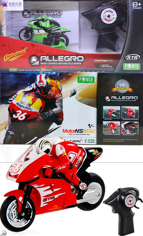 มอเตอร์ไซค์ทางเรียบจิ๋วบังคับวิทยุ Allegro.