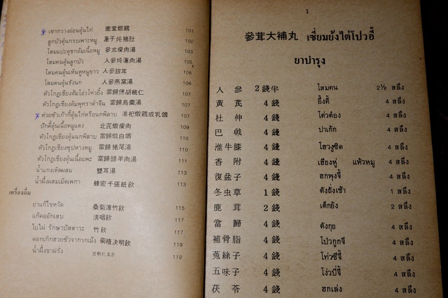 งานนิทรรศการยาจีน (คู่มือ สมุนไพร ตำรายา อาหาร เครื่องดื่ม) โดย เจนกิจ เวชพงศา (เล่มเล็ก)