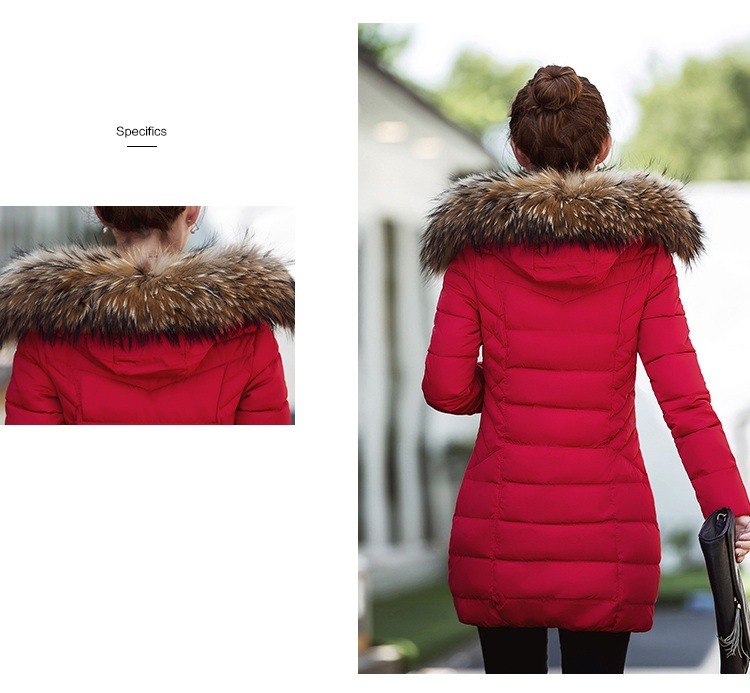 พรีออเดอร์ - เสื้อโค้ทกันหนาวสไตล์เกาหลี Pre - CT752 (สีแดง)