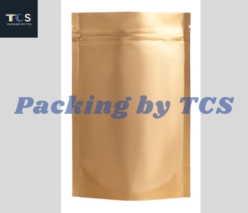 ถุงฟอยล์ซิปตั้งได้ สีด้าน (เมทัลไลท์)