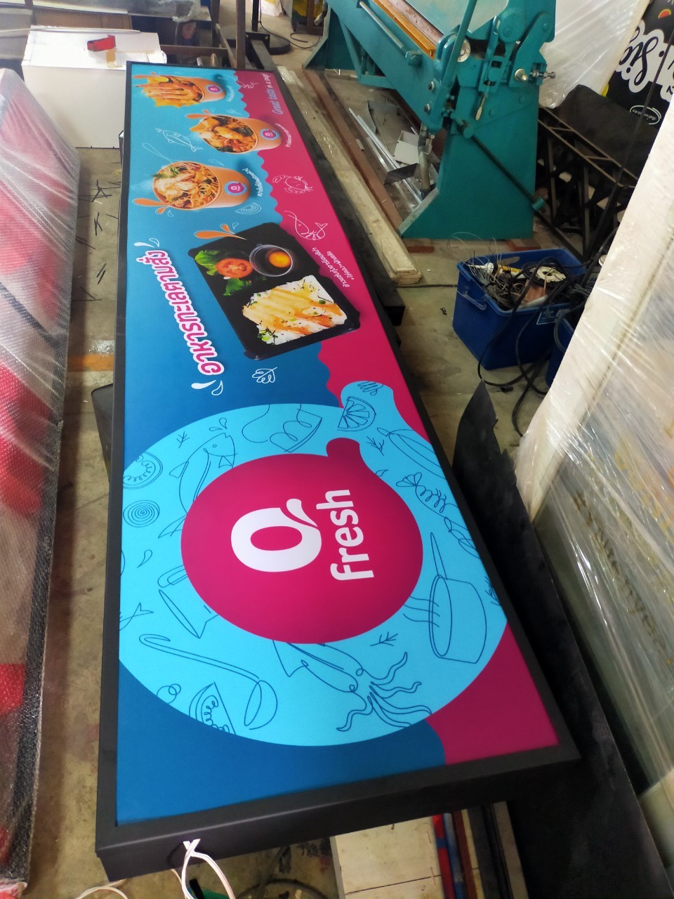 งานป้ายกล่องไฟ