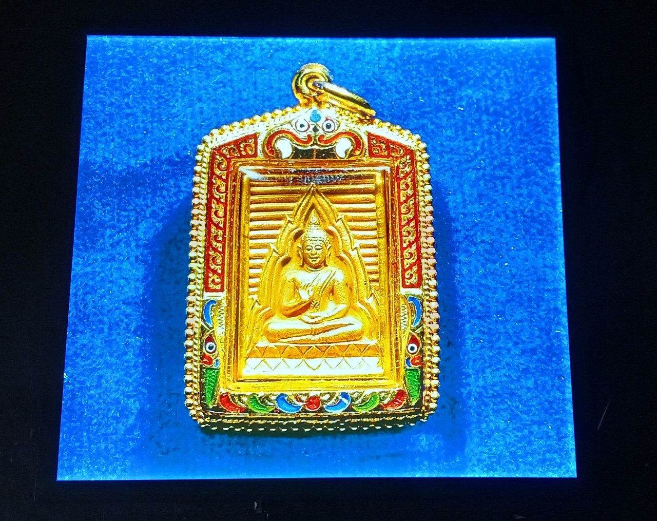 ป้ายไฟสลิม ''อัดกรอบพระเครื่อง''