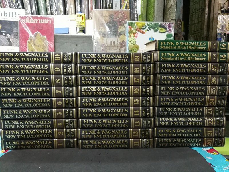 FUNK & WAGNALLS NEW ENCYCLOPEDIA จำนวน 28 เล่ม พิมพ์ปี 1977