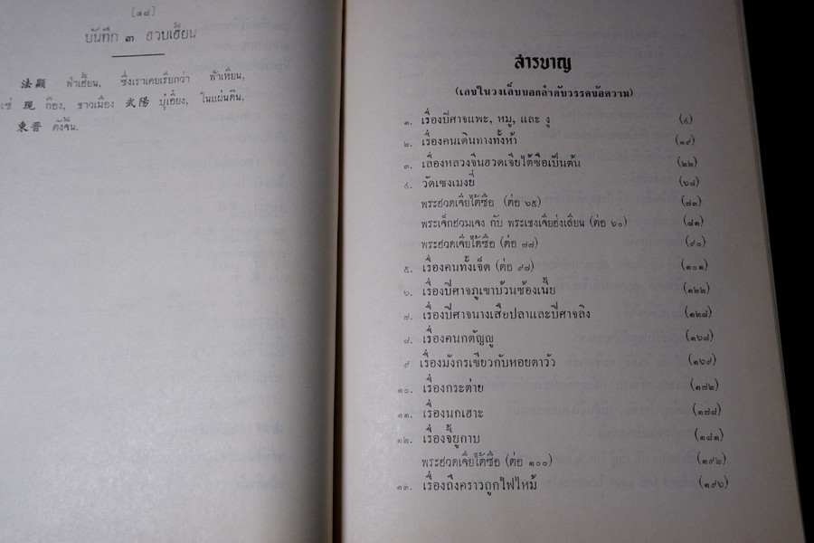 ปาฐกถาต่างเรื่อง ประวัติพระสงฆ์อนัมนิกาย ในราชอาณาจักรไทย โง่วเเป๊ะล่อหั่น พิมพ์เป็นอนุสรณ์องสรภาณมธุรส(บ๋าวเอิง) ปี 2511