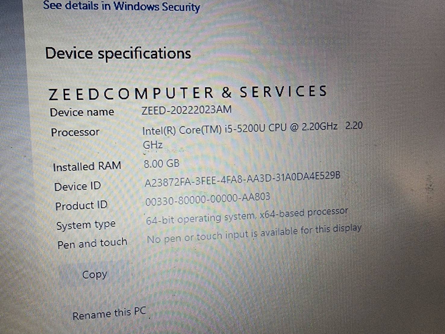 โน๊ตบุ๊ค Dell Latitude 3450( I5) มือสอง