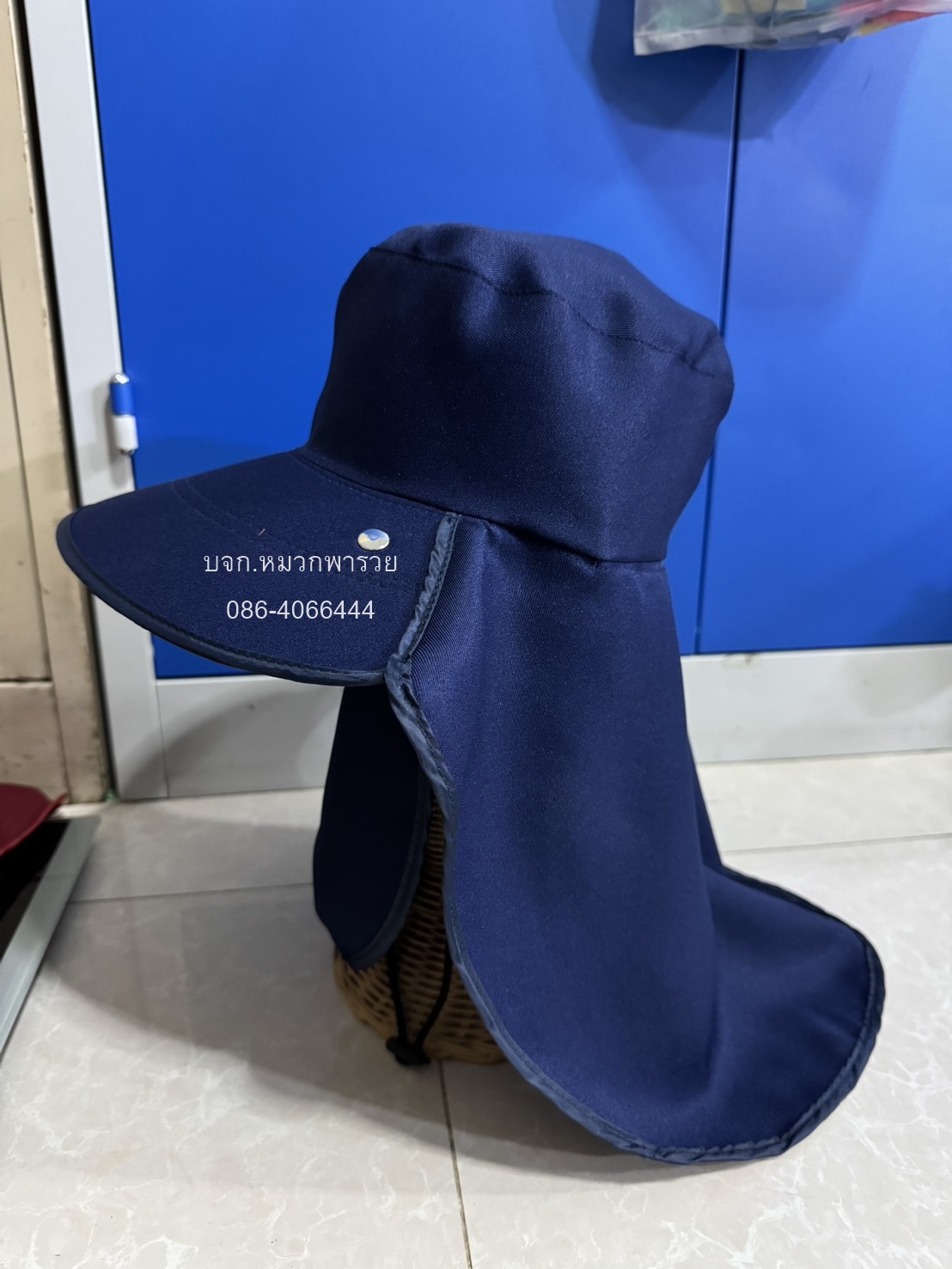 หมวกคลุมหน้าทรงค้างคาว หมวกคลุมหน้ากันแดดถอดแยกชิ้นได้