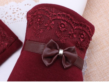 พร้อมส่ง - ถุงมือกันหนาว GT162 (สีแดง)