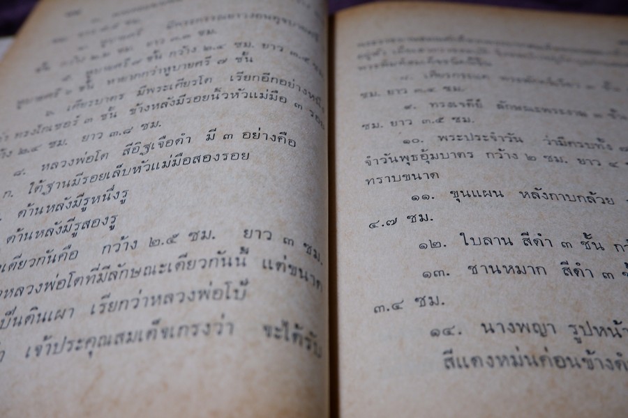 ตำราดูพระเครื่อง เเละ พระสมเด็จ พระกรุต่างๆ โดย เมฆพัด ปกเเข็ง ปี 2513