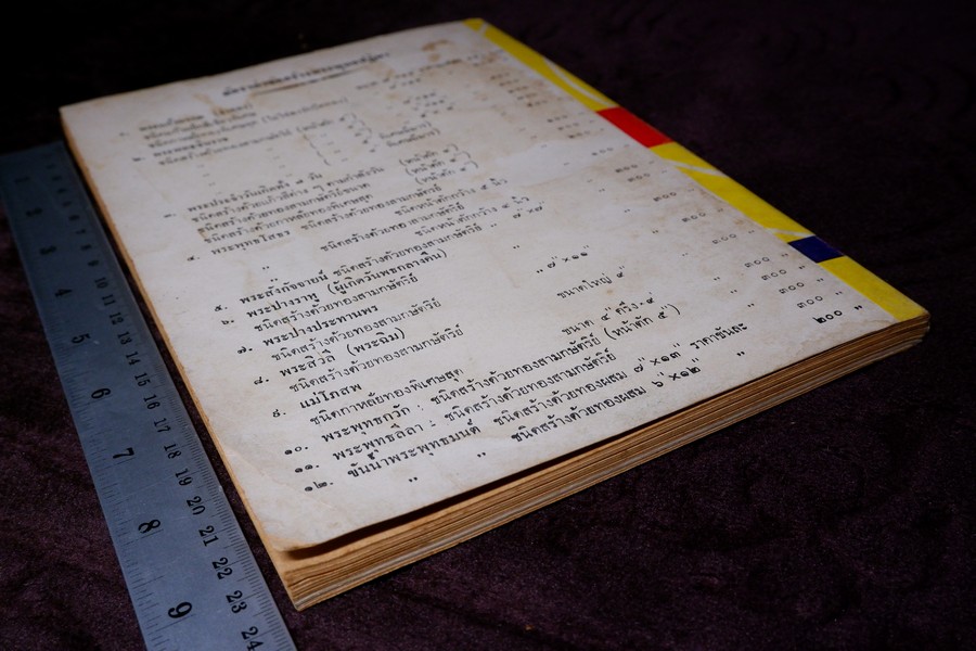 สำนักพุทธศรีประทีป (พิธีพุทธาภิเษก ตำนานพระพุทธรูปบูชาปางต่างๆ เวทมนต์คาถา และศาสนกิจพิธี) ปี 2511