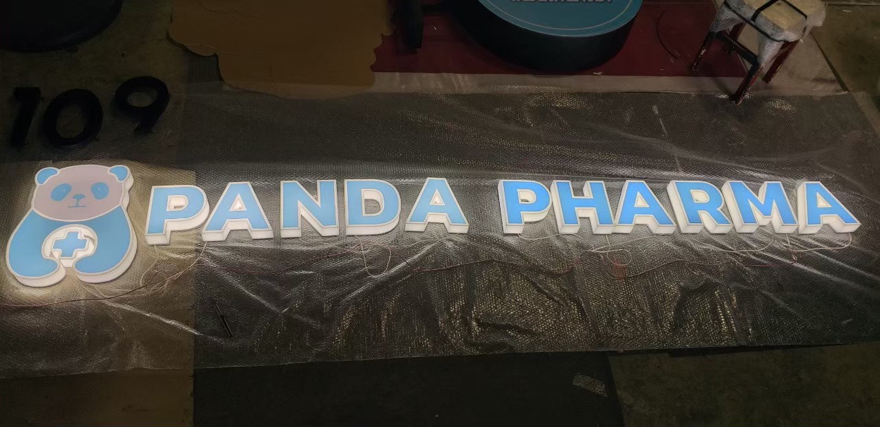 งานป้ายกล่องไฟ