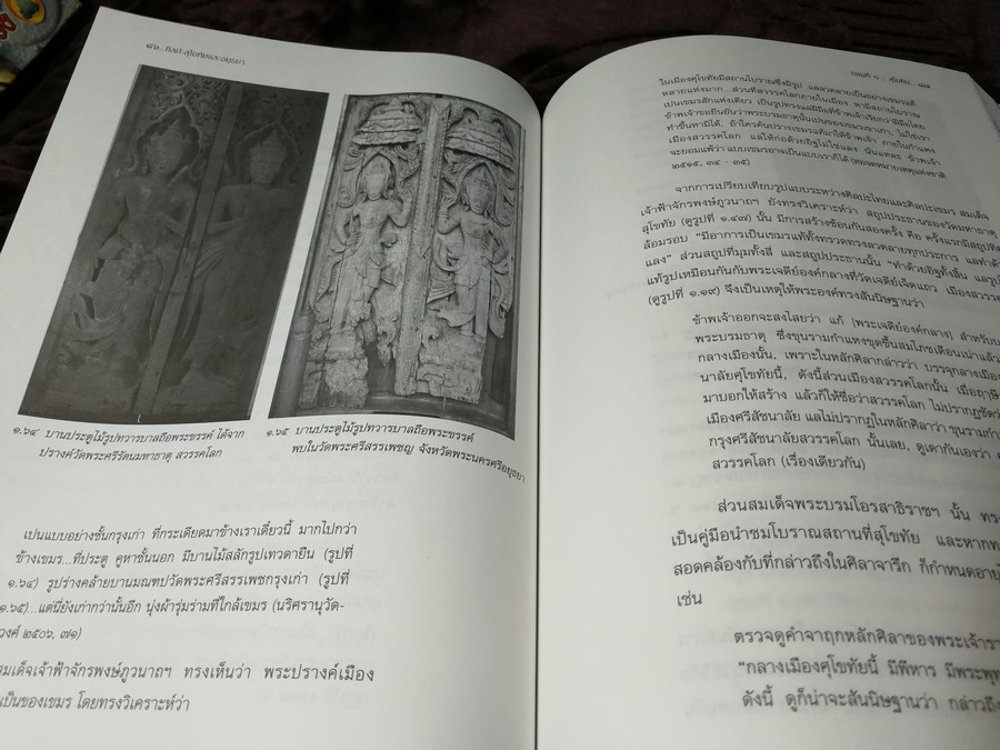 ศิลปะสุโขทัย เเละ อยุธยา ภาพลักษณ์การเปลี่ยนเเปลง โดย พิริยะ ไกรฤกษ์ ปี 2545