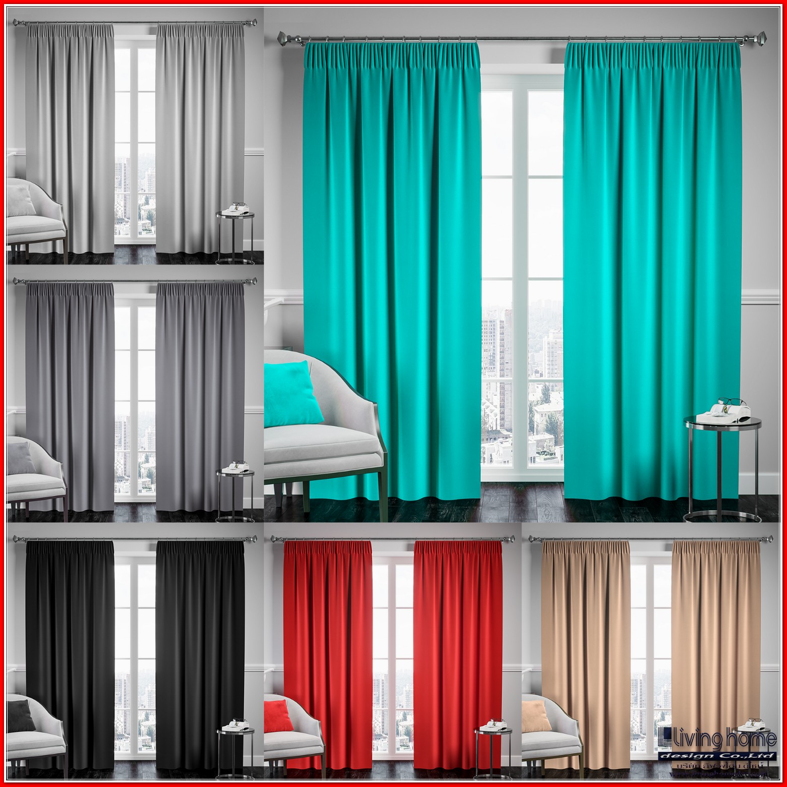 ม่านจีบรางโชว์ "Pleat Curtain Fashion Rod" ผ้าม่าน ม่าน มู่ลี่ มู่ลี่ไม้ ม่านม้วน วอลเปเปอร์ รับติดตั้ง ออกแบบ ราคาถูก ทุกประเภท ทุกรูปแบบ