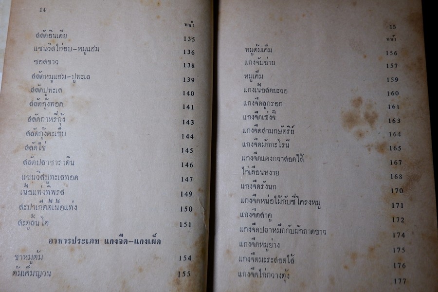 อาหารฉบับ ชนะการประกวด เเละอยู่ในความนิยม โดย ประเสริฐ ประภาตะนันทน์-รัศมี มายา ปกแข็ง ปี 2510