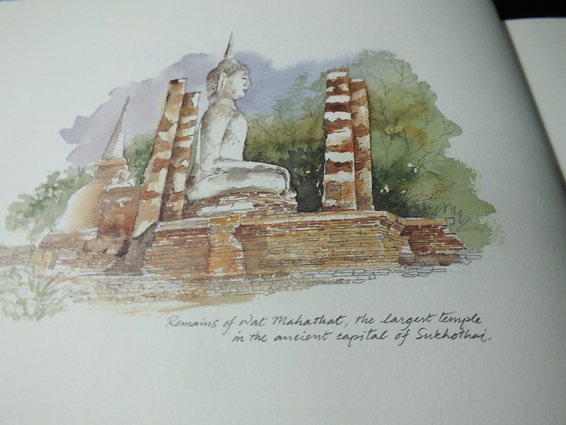Thailand Sketchbook PORTRAIT OF THE KINGDOM (Painting by Taveepong Limapornvanich. Text by William Warren)