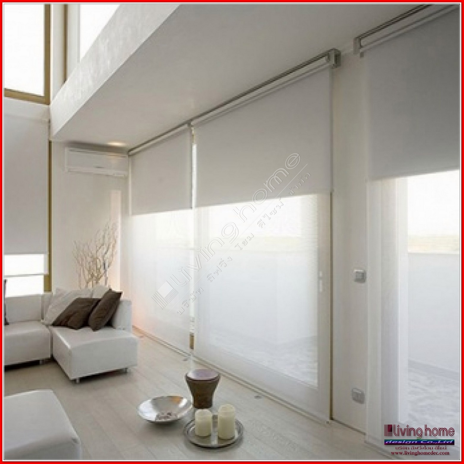 ม่านม้วน โปร่งแสง "SUNSCREEN ROLLER BLINDS" ผ้าม่าน ม่าน มู่ลี่ มู่ลี่ไม้ ม่านม้วน วอลเปเปอร์ รับติดตั้ง ออกแบบ ราคาถูก ทุกประเภท ทุกรูปแบบ
