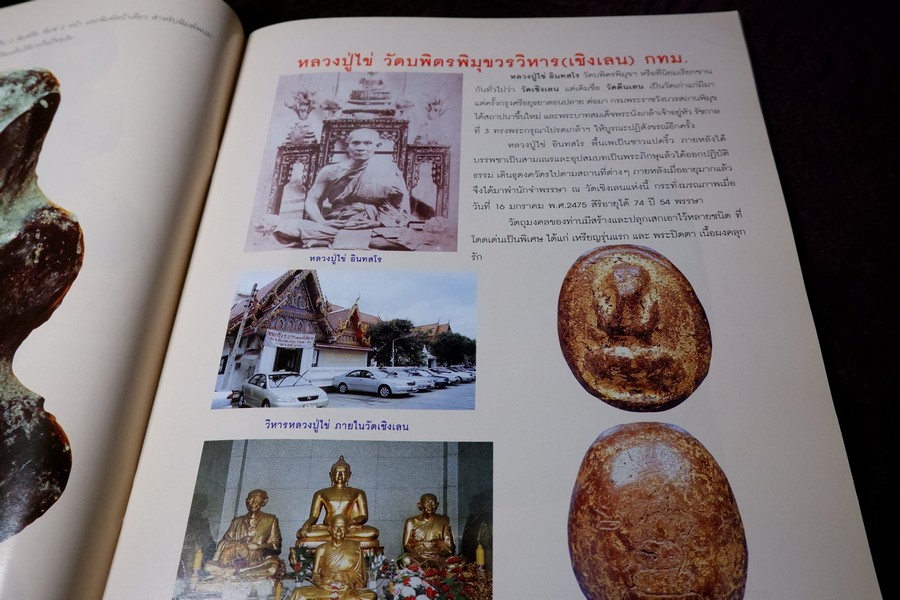 พระปิดตาเนื้อผงยอดนิยม โดย คเณศ์พร ปี 2547 หนา 96 หน้า