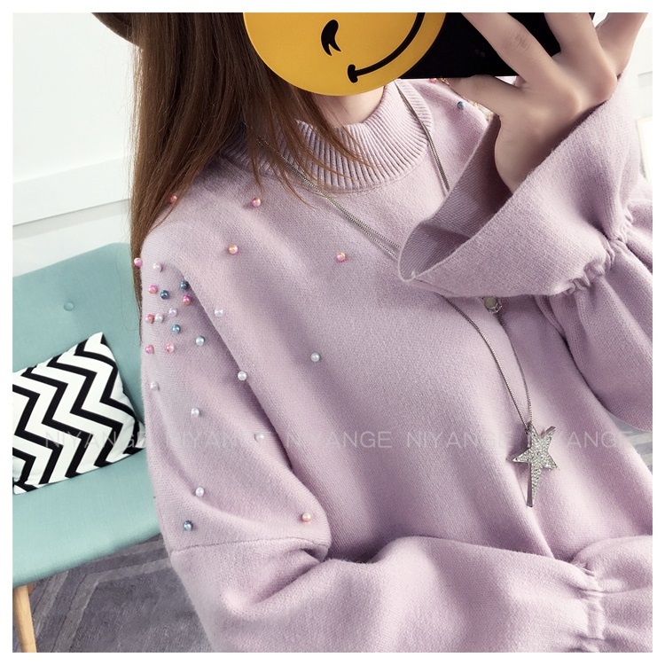 พรีออเดอร์ - เดรสไหมพรม Pre - DT130 (สีม่วงอ่อน)