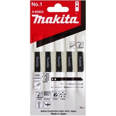 MAKITA ใบจิ๊กซอ สำหรับตัดเหล็ก NO.1 A-85802 (1แผง/5ใบ)