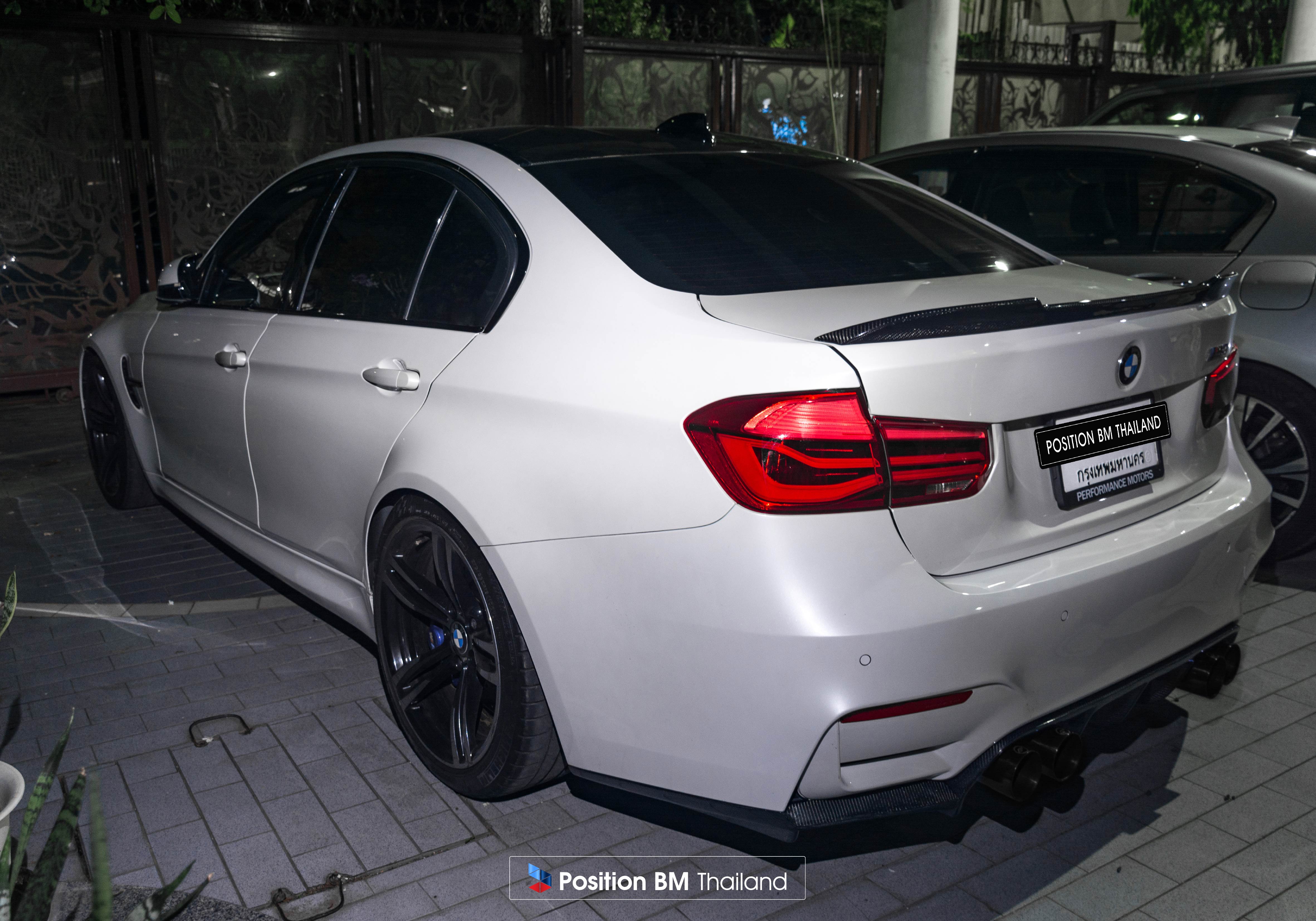 ติดตั้ง BMW F80 Spoiler