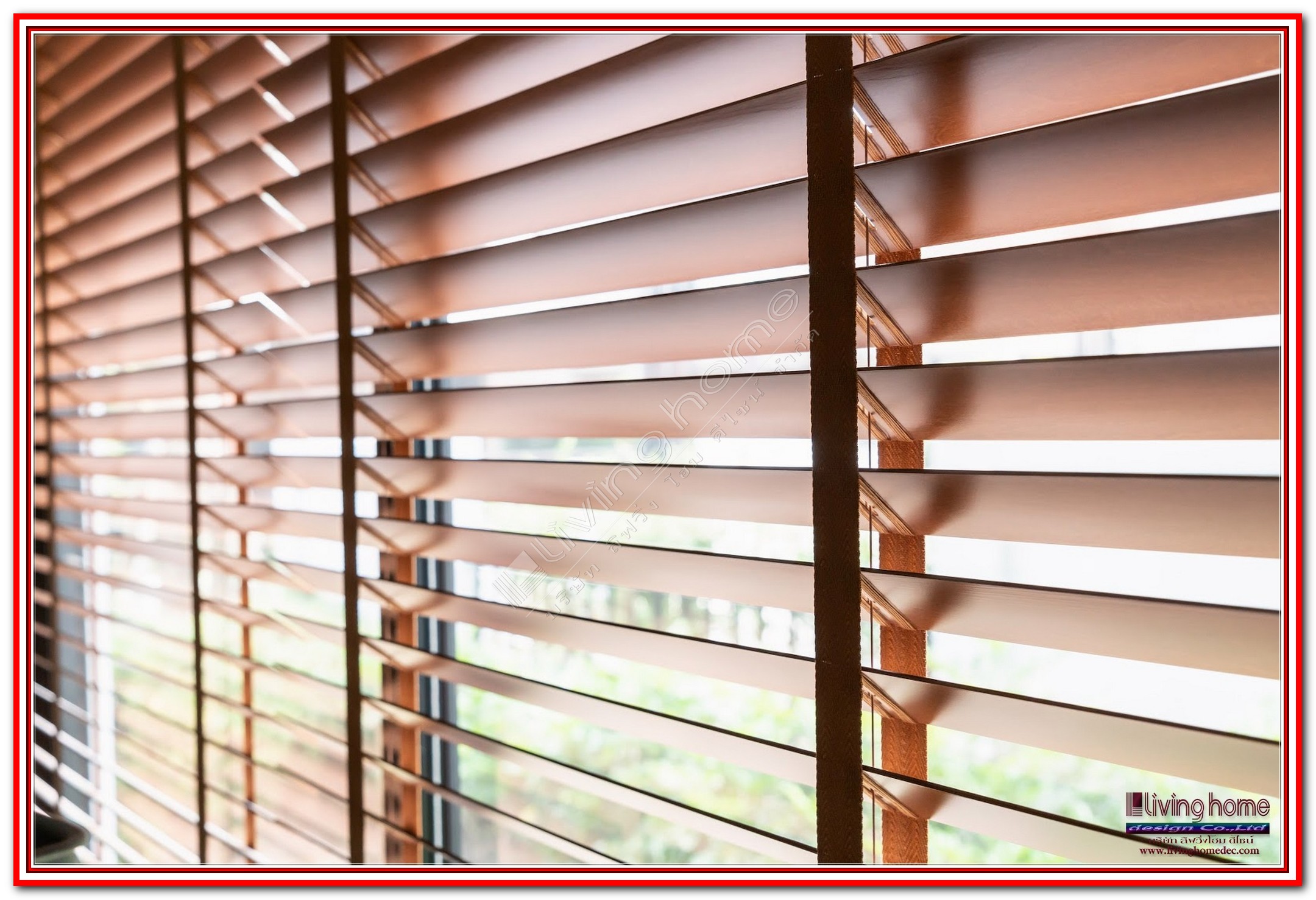 มู่ลี่ไม้บาสวู๊ด(BASSWOOD WOODEN BLINDS) ผ้าม่าน ม่าน มู่ลี่ มู่ลี่ไม้ ม่านม้วน วอลเปเปอร์ รับติดตั้ง ออกแบบ ราคาถูก ทุกประเภท ทุกรูปแบบ