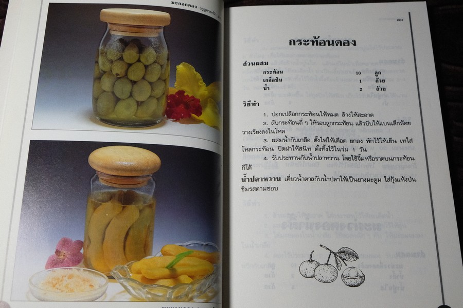 การถนอมอาหาร หนา 160 หน้า ปี 2535 (เล่มเล็ก)