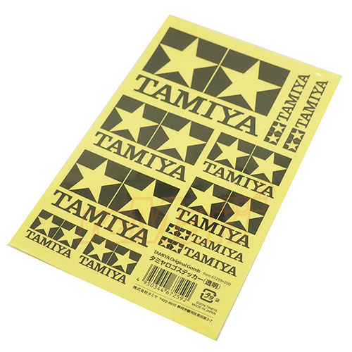 Tamiya Logo Sticker (Clear).