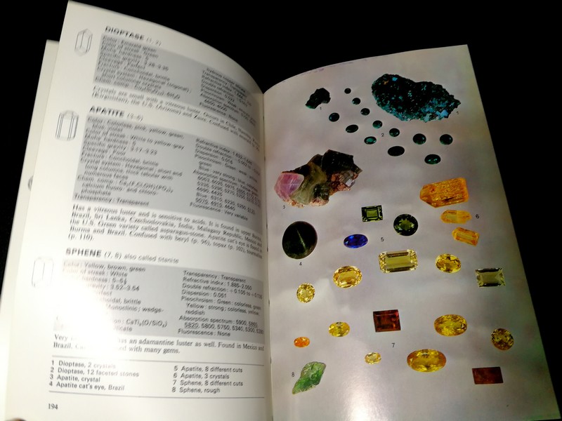 GEMSTONES of the world by walter schumann ปกแข็ง 256 หน้า ปี 1984