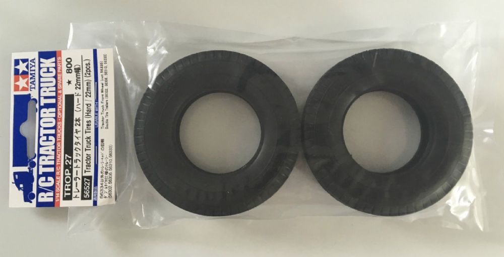 Tractor Truck Tires (Hard/22mm)(2pcs).