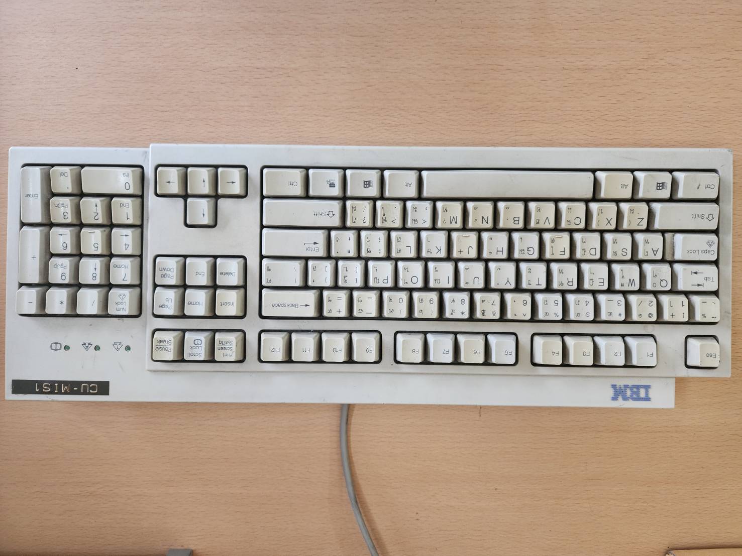 Keyboard IBM KB-7953 02K0806 Wired มืองสอง
